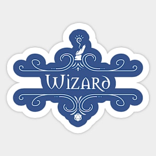 Wizard D&D Class Sticker